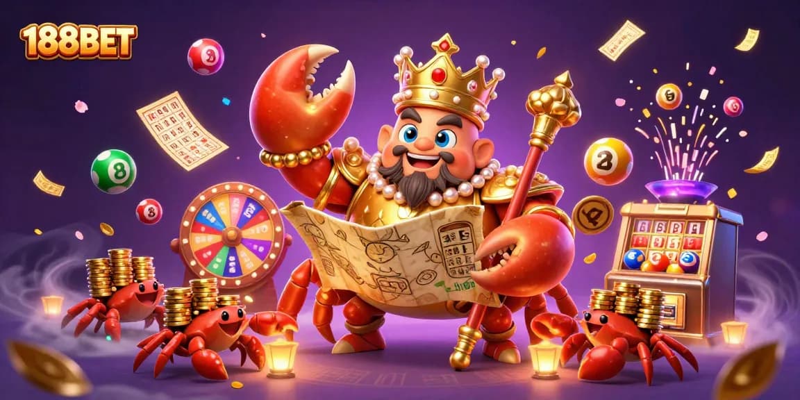 Play exciting games at 188BET, where the colorful lottery balls and golden prizes are dynamic and engaging.