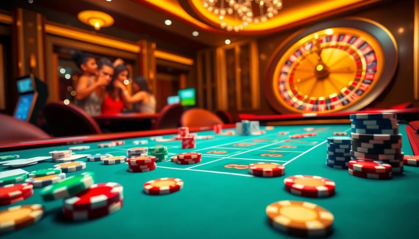 Experience excitement in sex games ai at a luxurious casino with dynamic table games and playful interaction.