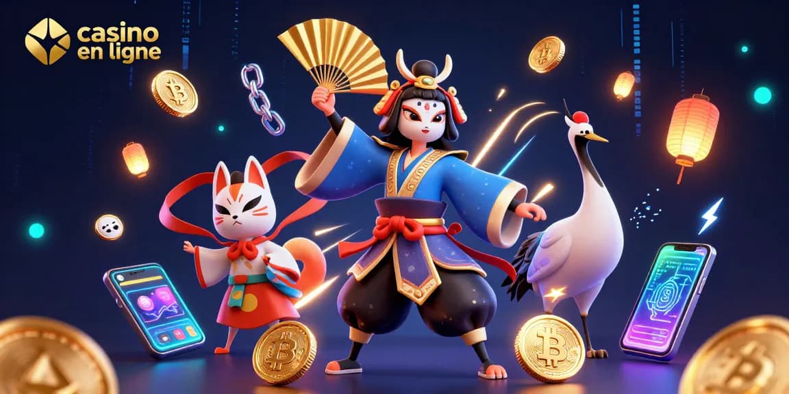Jouer au casino en ligne avec des personnages captivants, des pièces de crypto-monnaie illuminées et des effets magiques