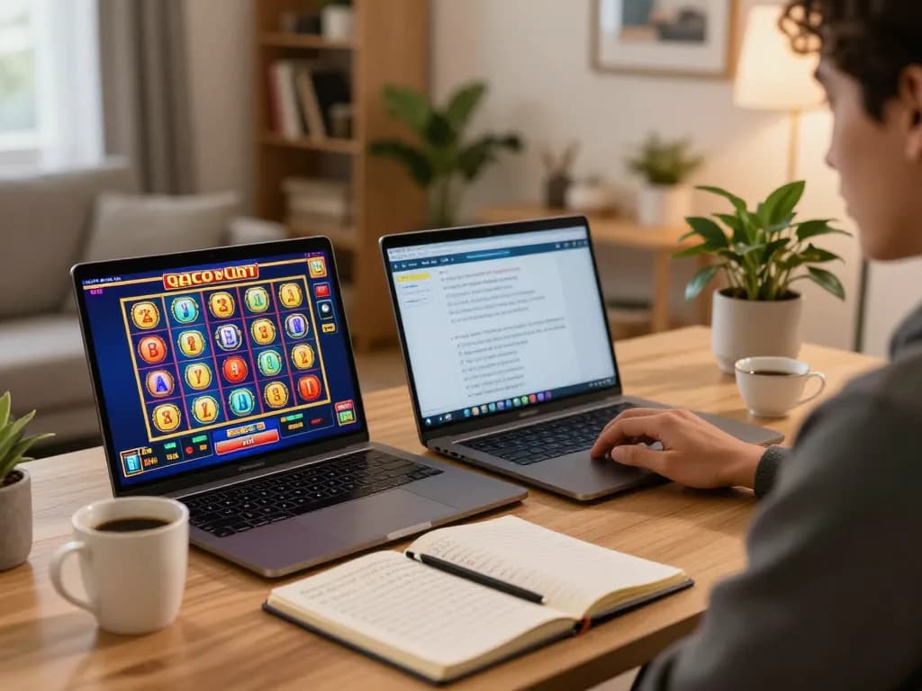 Nikmati bermain permainan slot gacor secara online di suasana rumah yang nyaman dengan gameplay yang menarik.