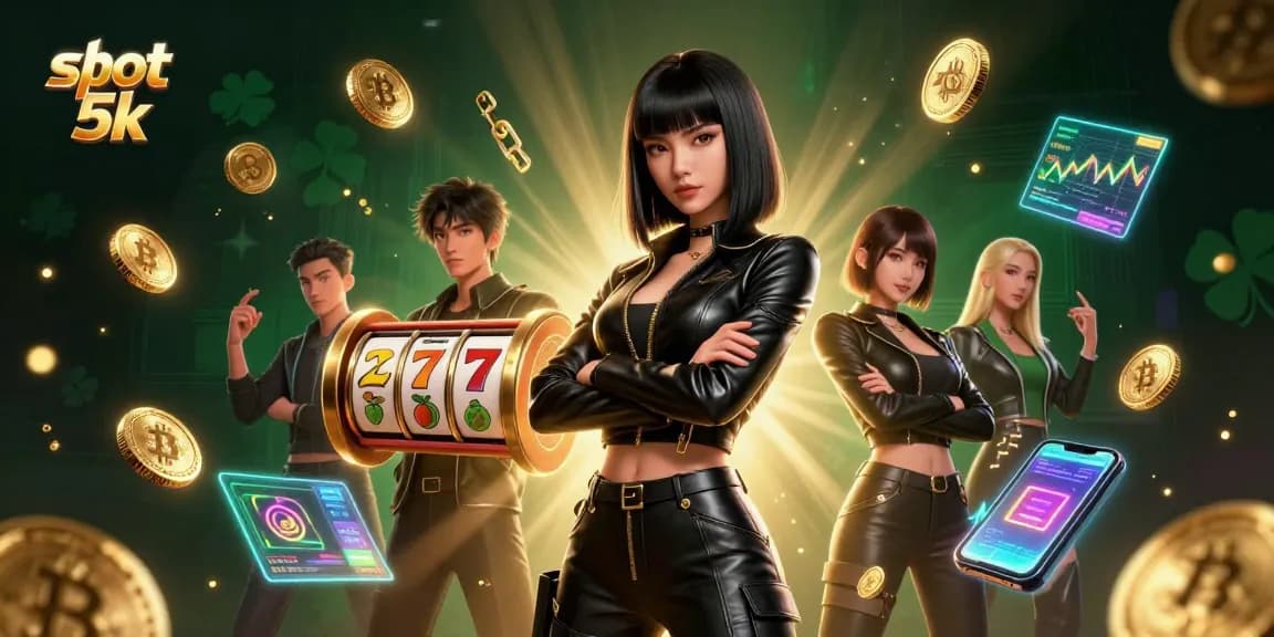 Win big with slot 5k as stunning visuals showcase exhilarating games in an electrifying casino.