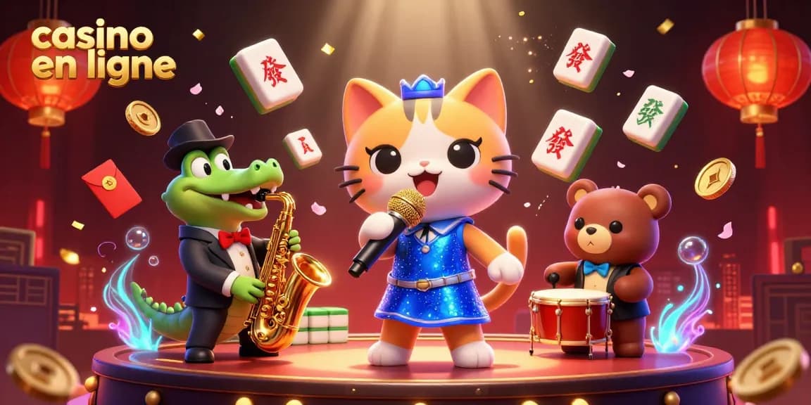 Profitez de l'expérience d'un casino en ligne immersif avec une ambiance dynamique et colorée.