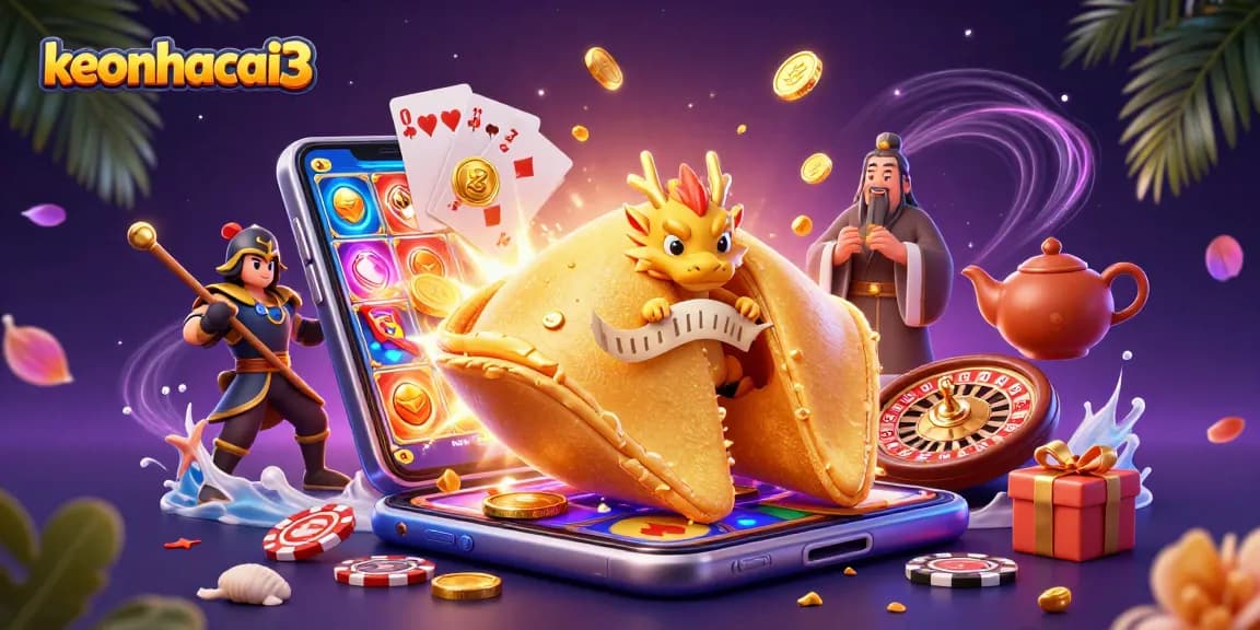 Engage with keonhacai3 where fortune cookies unveil gaming insights amidst dynamic casino elements.