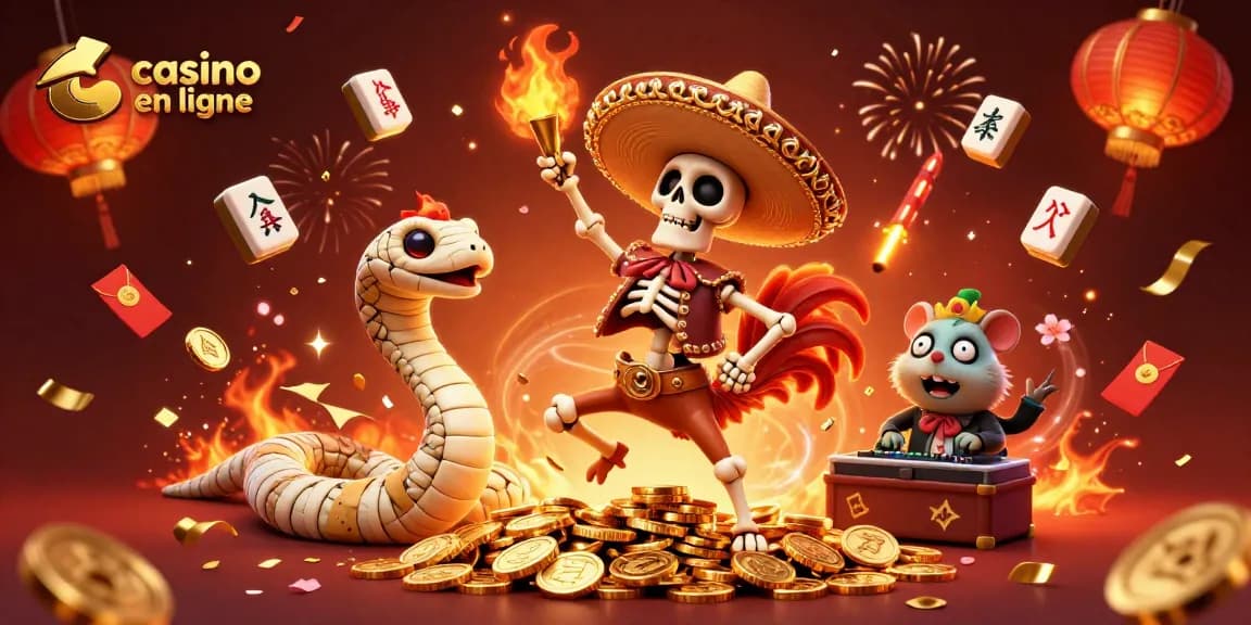 Faites briller votre expérience de casino en ligne avec cette illustration 3D captivante et vibrante.