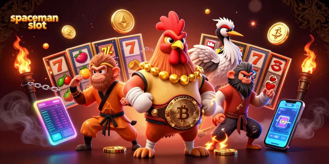 Engage in the spaceman slot game with vibrant 3D characters and casino elements for an immersive experience.