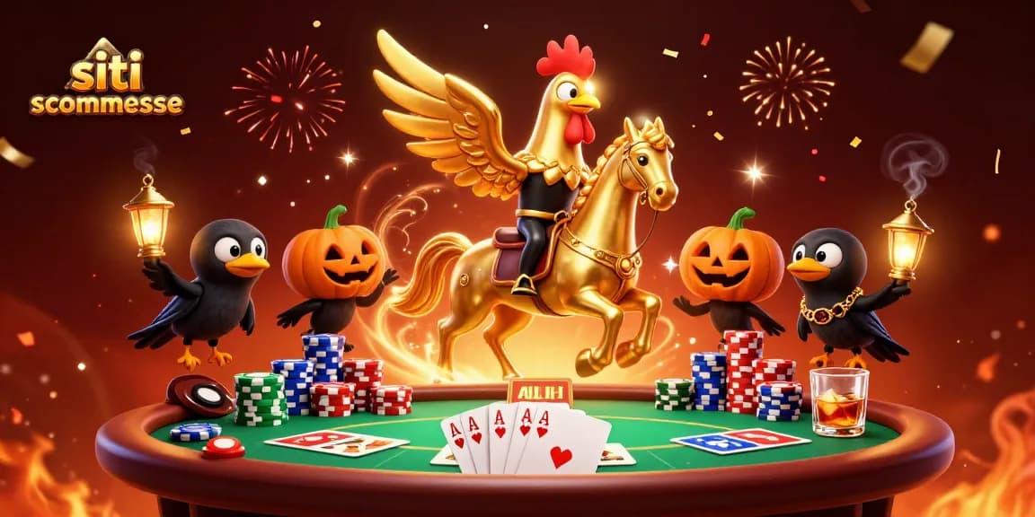 Siti scommesse: scommettendo su fantastiche giocate in un casinò affollato e vivace.