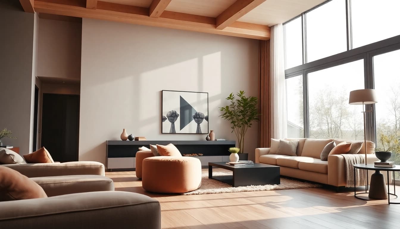 sonni Heizkörper in einem modernen Raum, stimmungsvolles Design und elegante Einrichtung.