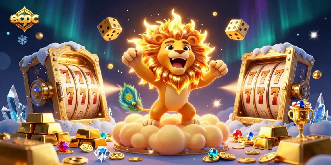 Experience the thrill of ecpc with a vibrant casino-themed illustration showcasing lively characters and exciting game elements.