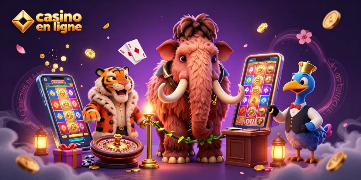 Jouez aux jeux de casino en ligne avec un bouncer mamouth, un VIP tigre et un portier dodo.