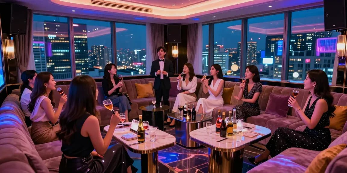 Experience vibrant nightlife at 강남가라오케 with luxurious decor and lively entertainment.
