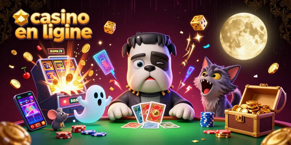 Jouer au casino en ligne avec une ambiance colorée et des personnages animés dans un univers fantastique.