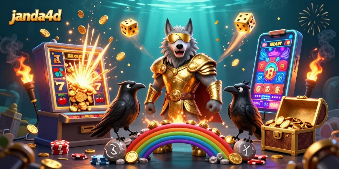 Menangkan jackpot di janda4d dengan ilustrasi kasino memukau yang penuh dengan gemerlap.