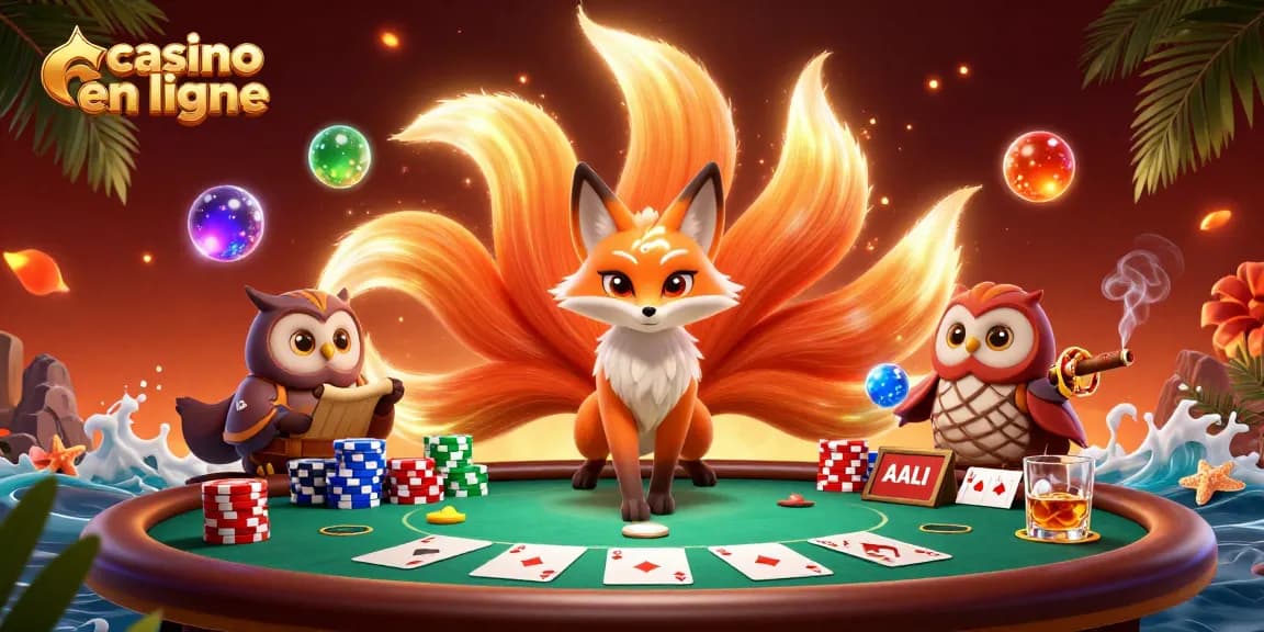 Gagnez au casino en ligne avec cette illustration captivante d'une scène de poker fascinante.