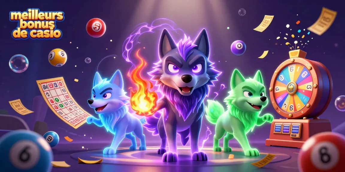 Découvrez les meilleurs bonus de casino en ligne avec un loup spectral et des éléments ludiques