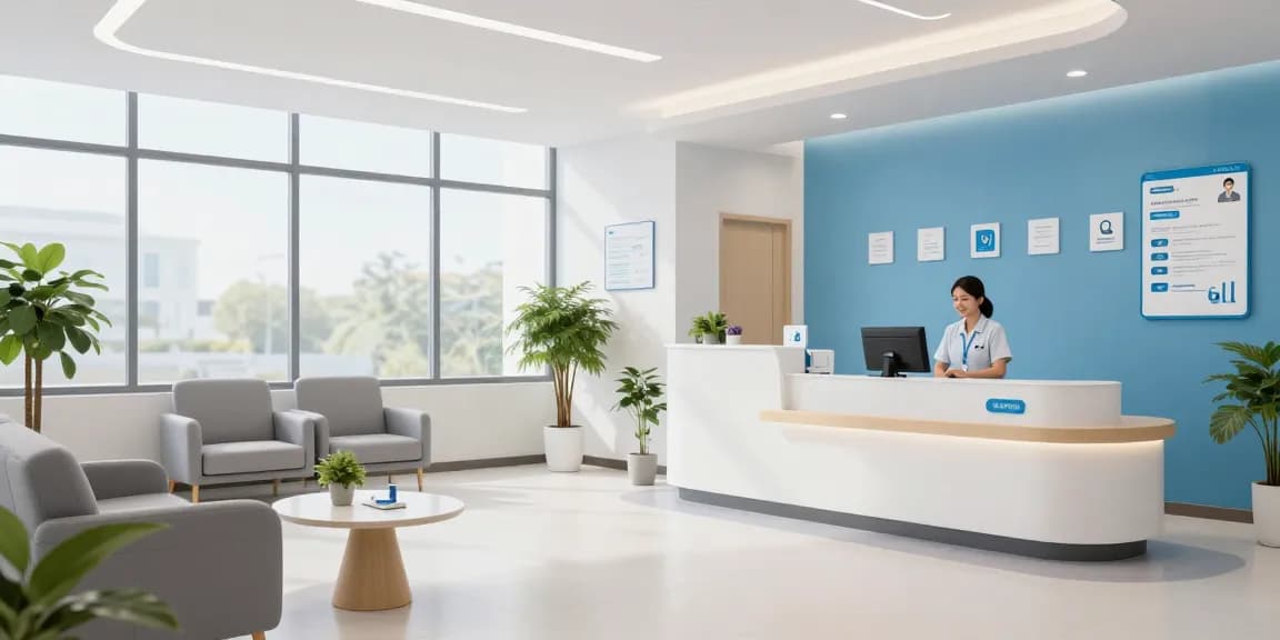 Hair transplant Turkey consultation at a welcoming healthcare clinic.