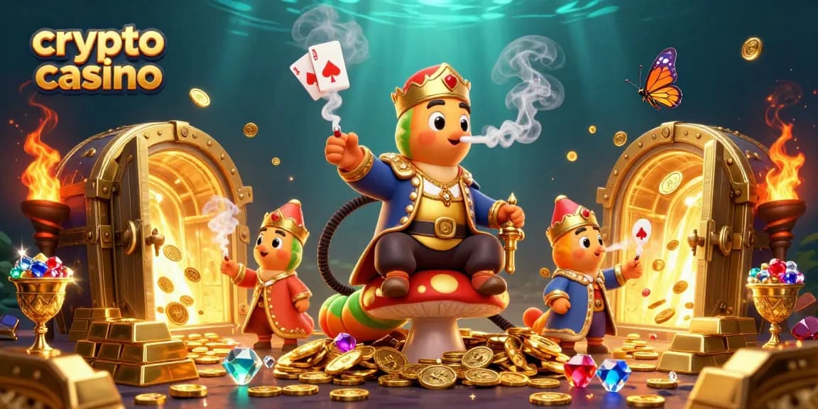 Gioca nei migliori casino crypto e scopri un mondo di tesori dorati e simboli del poker.