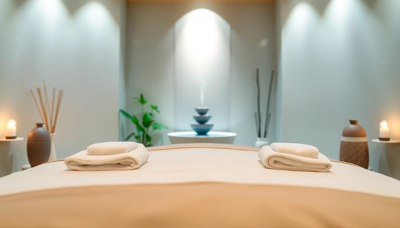 조용한 장식으로 편안한 스파 환경에서 rejuvenating 대구마사지를 경험하세요.