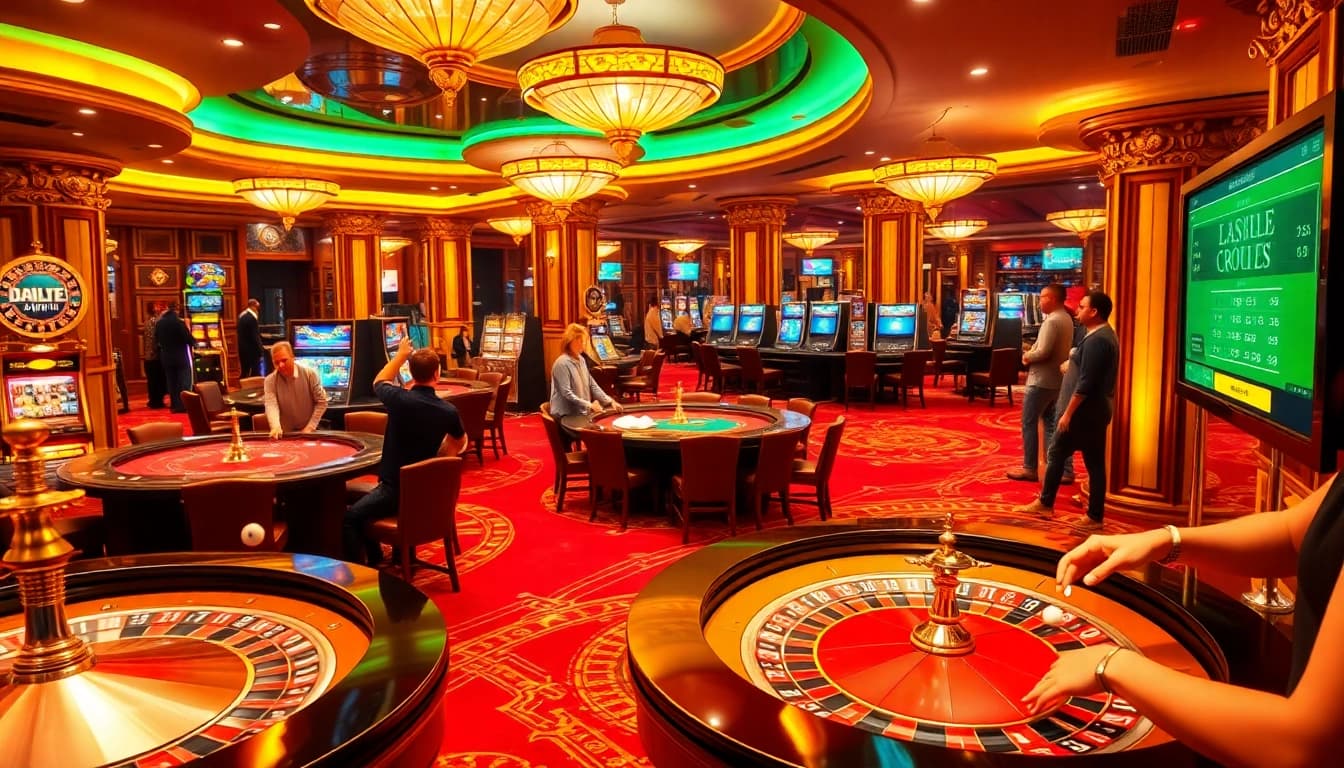Vivez une action palpitante dans un casino en ligne français avec des tables vibrantes et des joueurs engagés.