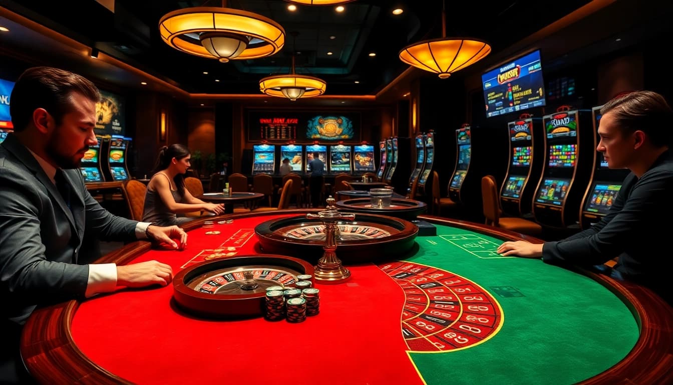 Engage in thrilling betting at https://okfun.page with poker chips and roulette wheels.