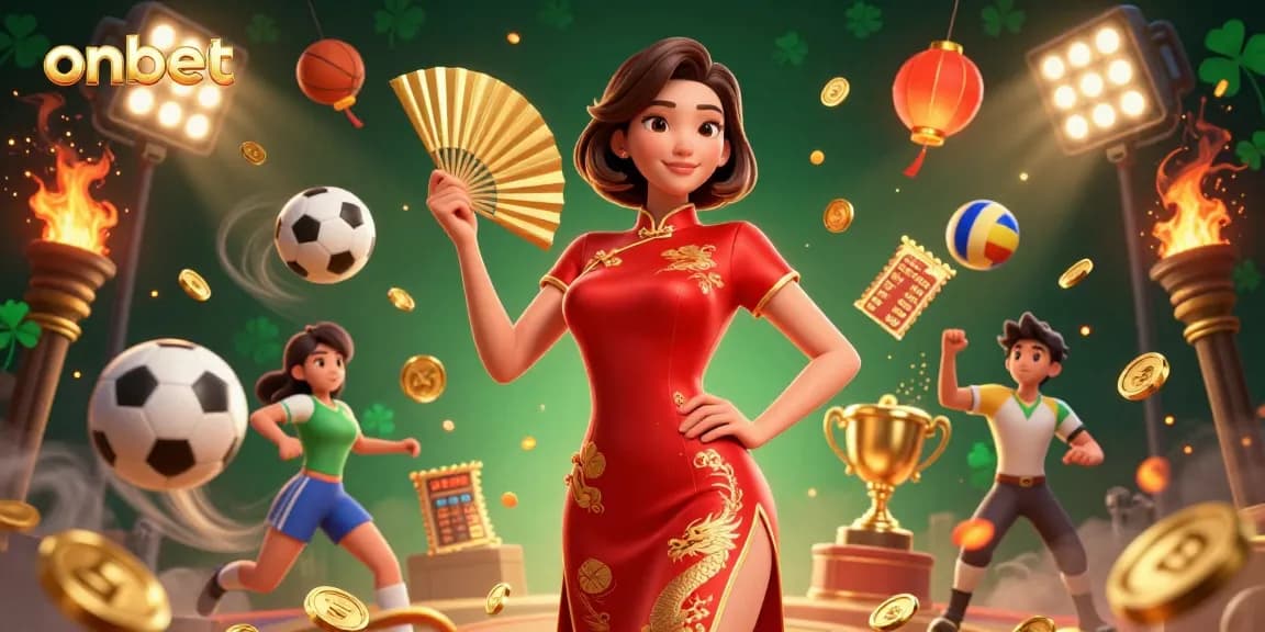 Experience the thrill of betting with onbet as beautiful characters engage in energetic casino action.