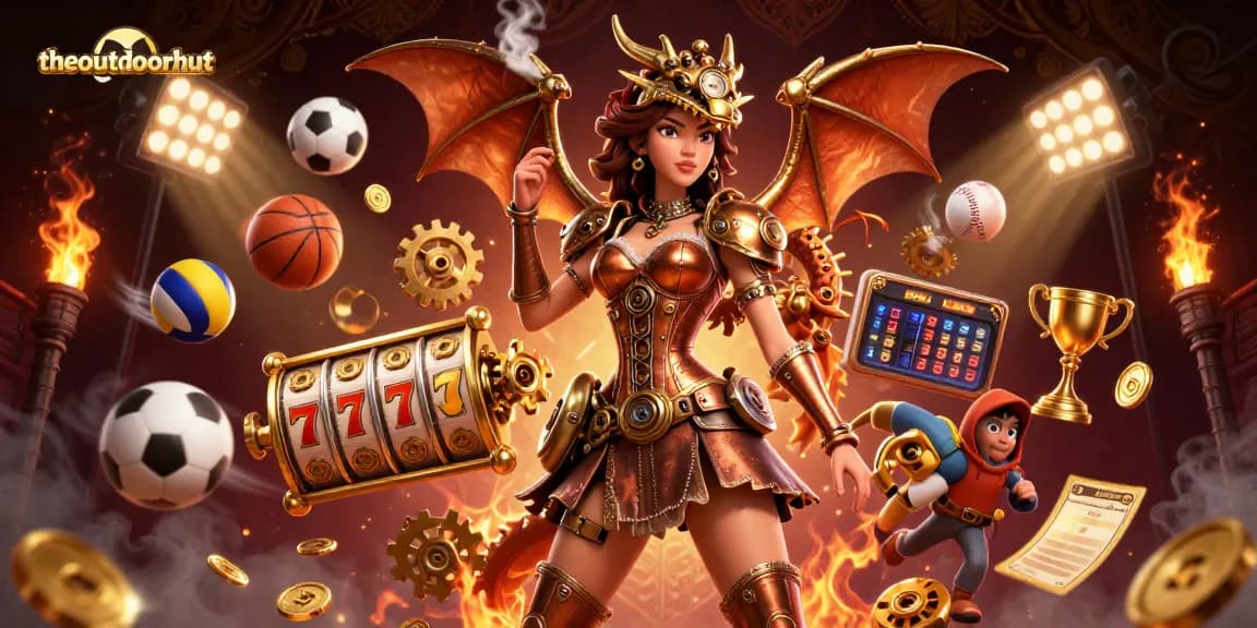 Theoutdoorhut invites players to spin for jackpots with thrilling slot machines and dynamic gaming elements