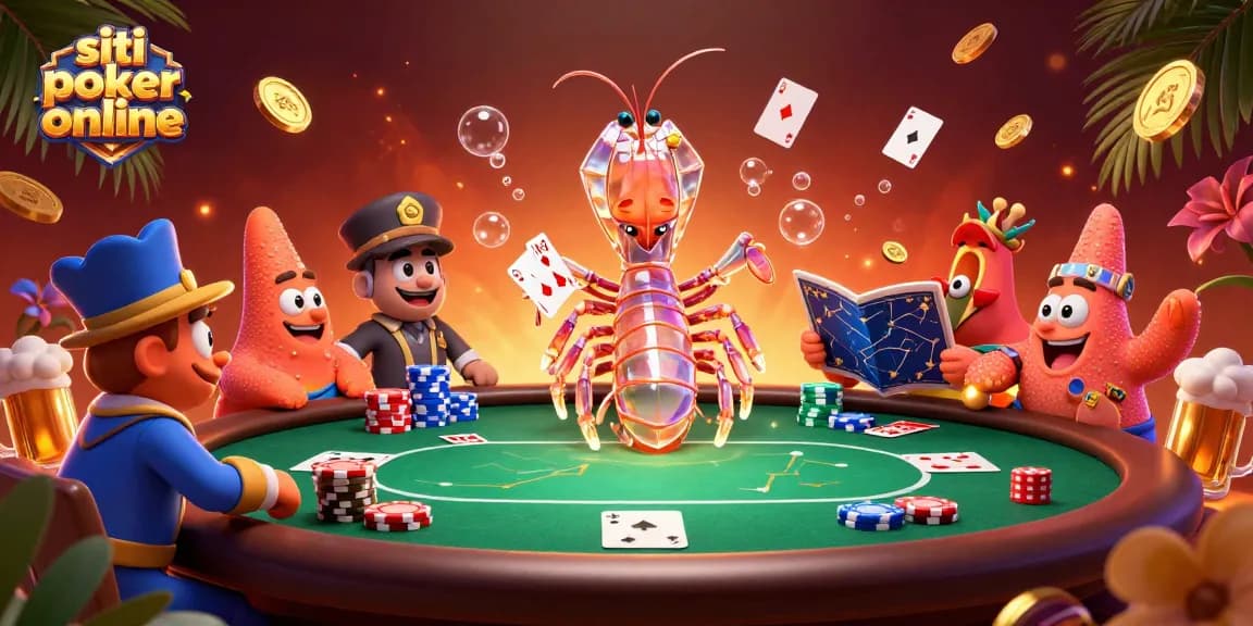 Poker online in azione nei migliori siti poker online, immerso in un'atmosfera vivace e coinvolgente.