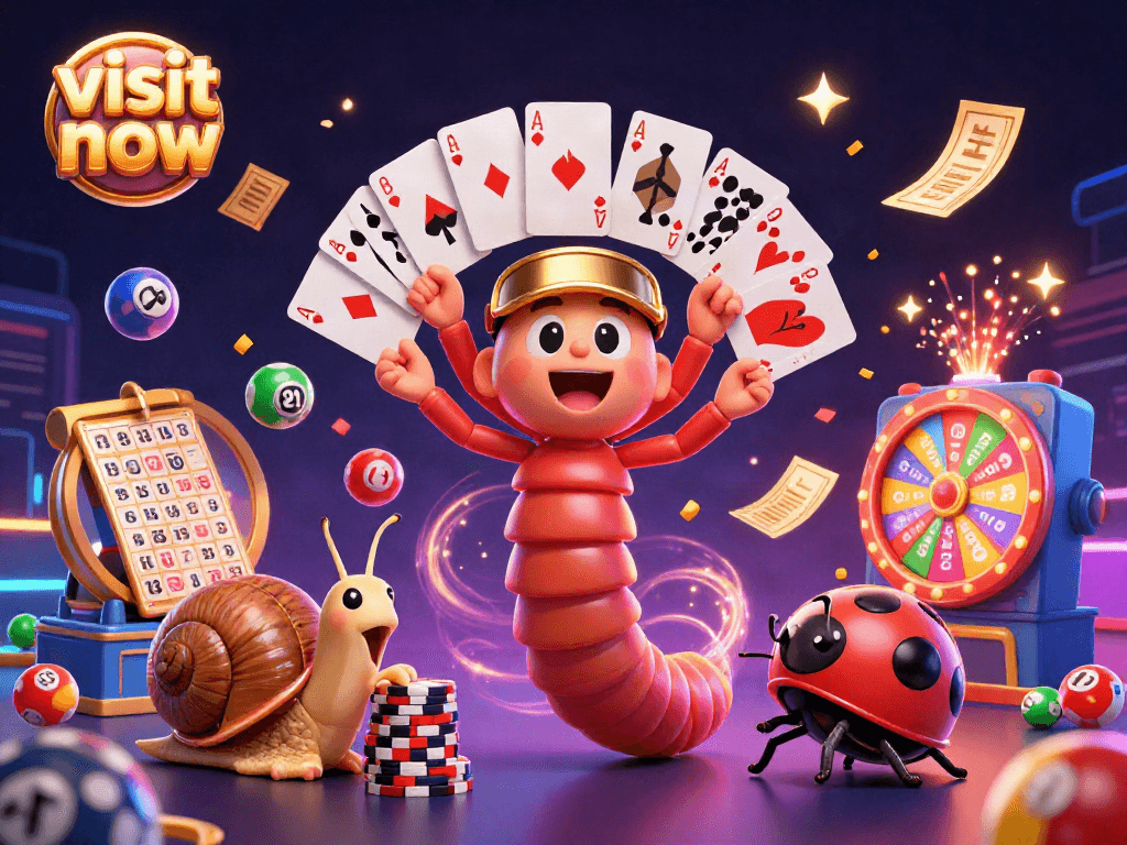 Visit now to experience an exciting lottery scene with colorful elements and vibrant characters!
