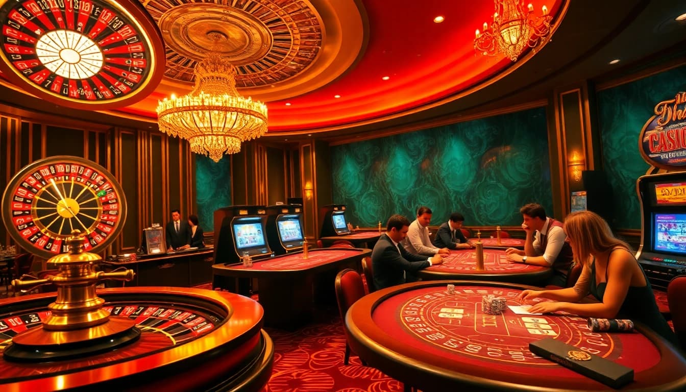 Vivez des jeux palpitants au casino en ligne Français 2026 avec des tables élégantes et des machines à sous vibrantes.