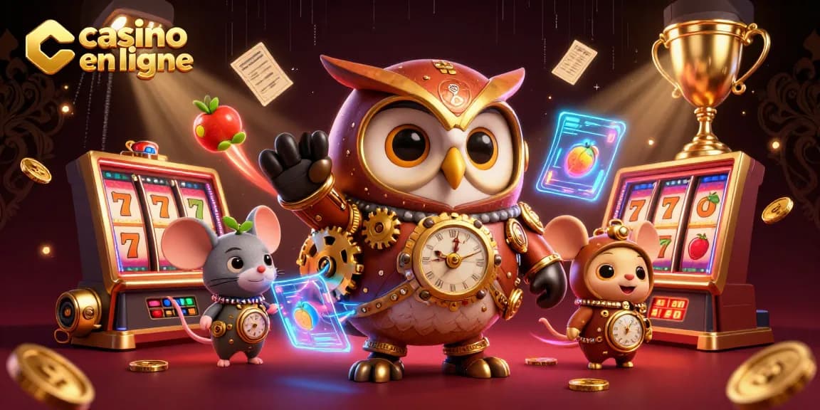 Illustrez votre expérience avec le casino en ligne grâce à des personnages en 3D et des éléments de jeu captivants.
