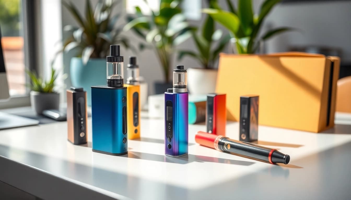 Elfbar zeigt lebendige Geschmacksrichtungen auf einem eleganten weißen Hintergrund