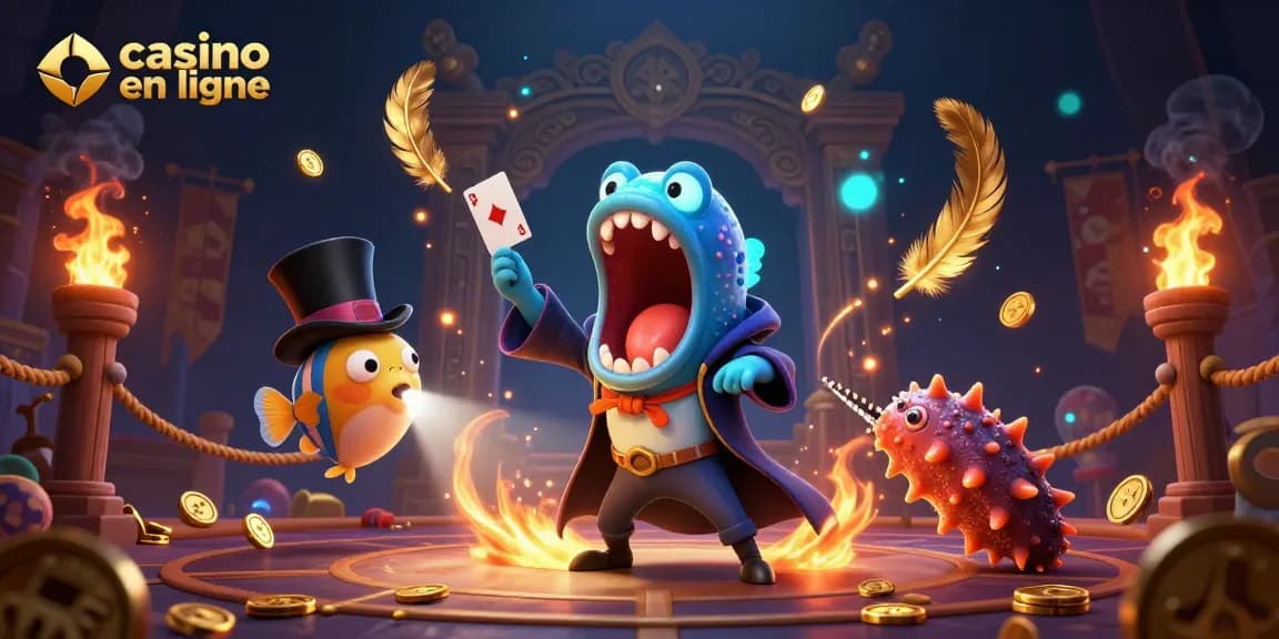 Jouer au casino en ligne avec des personnages sous-marins et une ambiance magique.