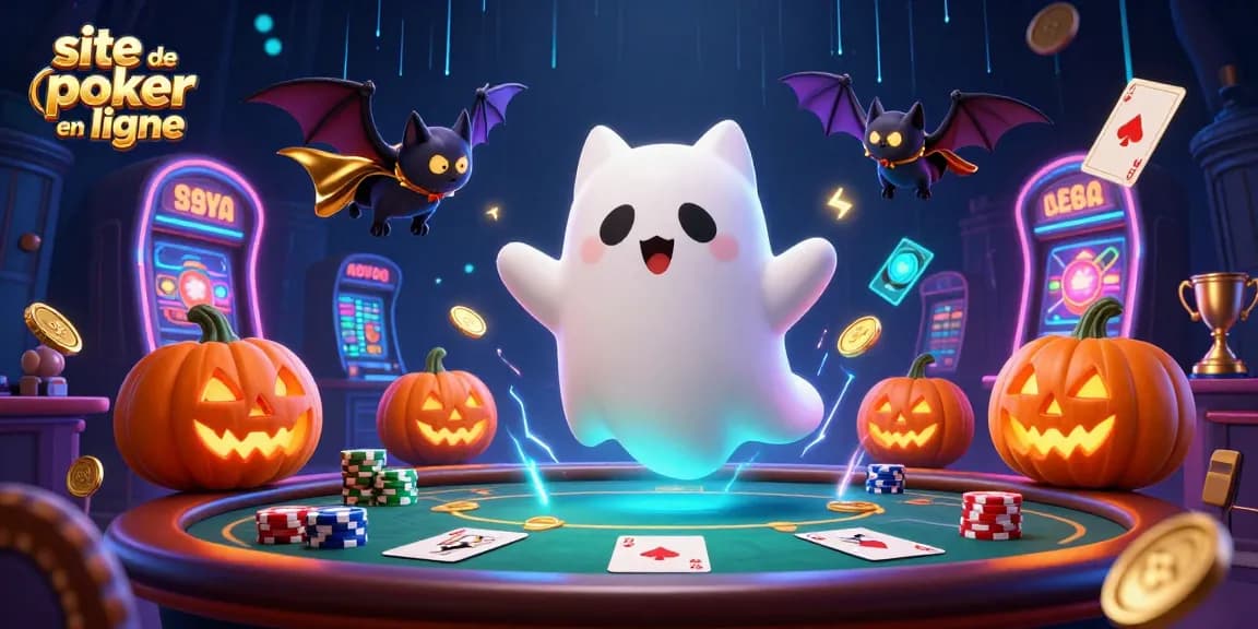 Jouez sur le meilleur site de poker en ligne avec des personnages de casino animés.