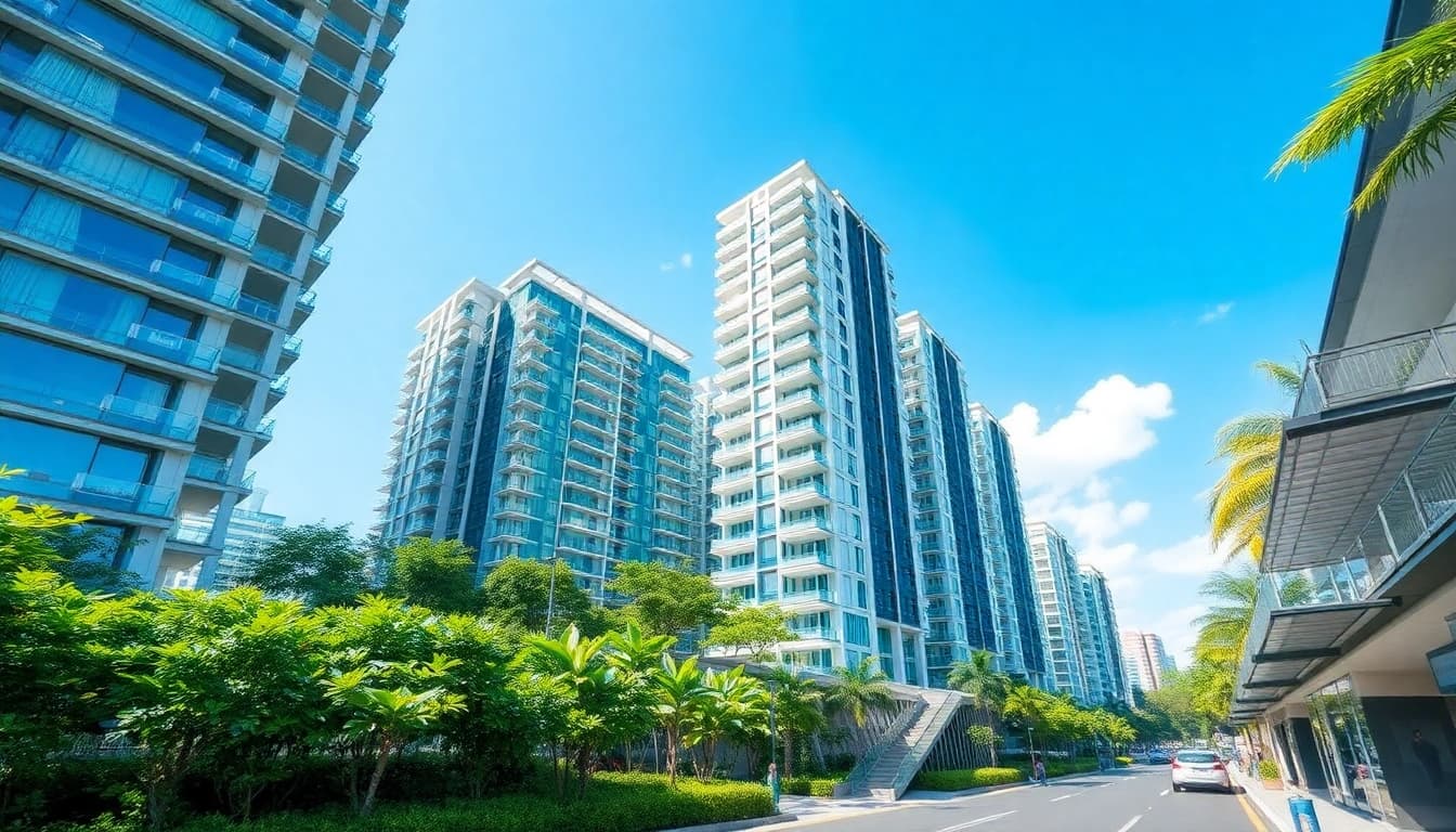 Discover the luxury living experience of tampines ec through this modern architectural rendering.