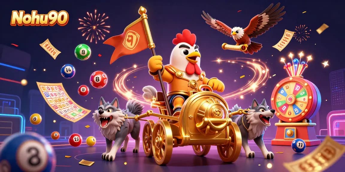 Nohu90 offers an exhilarating gaming experience with vibrant lottery elements and dynamic prizes.