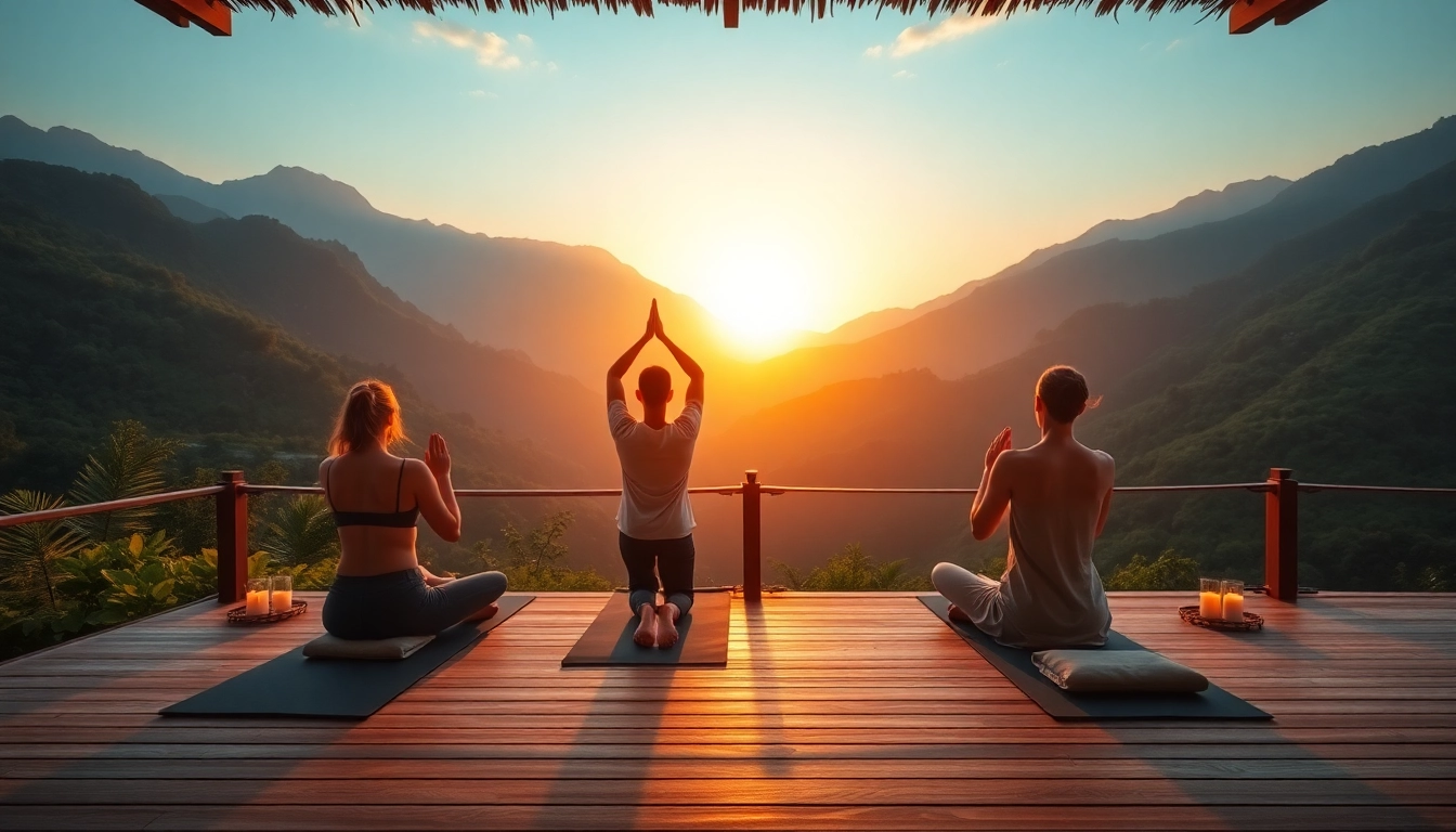 Experience a rejuvenating wellness retreat with serene yoga practices amidst nature's beauty.