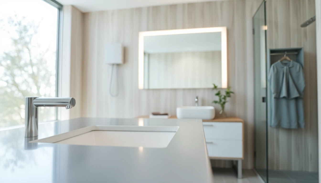 sonni Spiegelschrank reflektiert modernes Design und stilvolle Beleuchtung im Badezimmer
