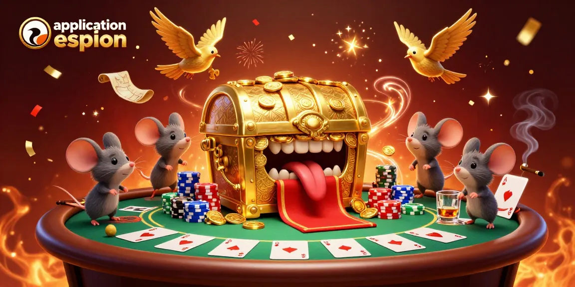 Jouer à application espion et découvrir des jeux de poker grâce à une illustration 3D captivante.