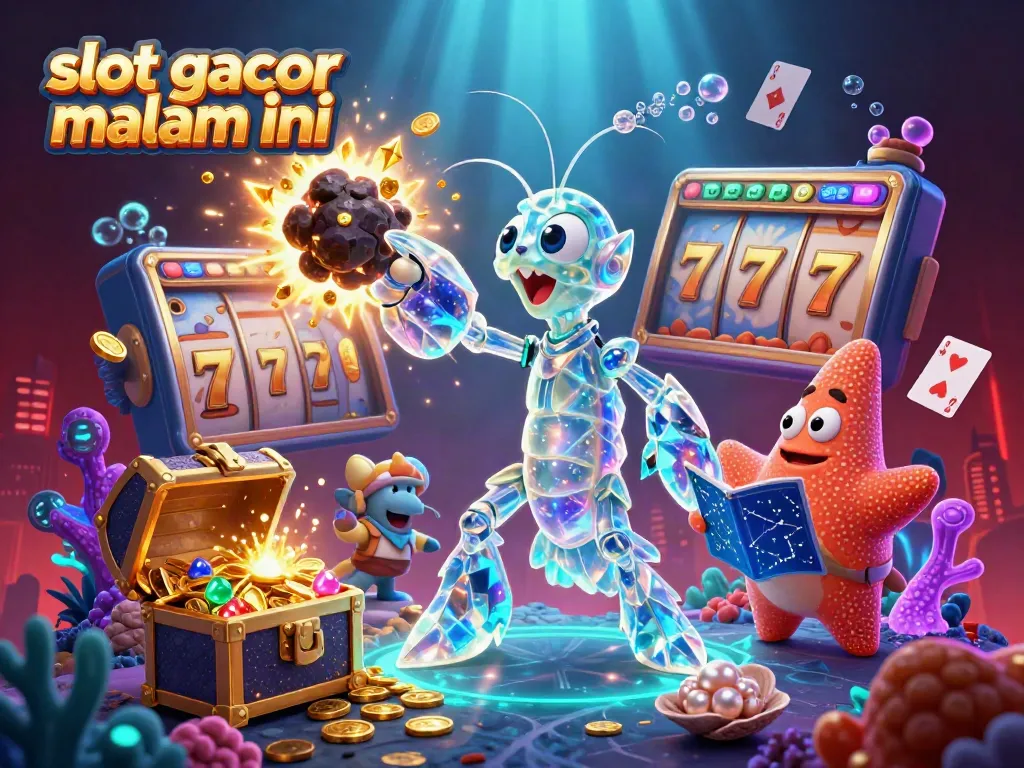 Menangkan slot gacor malam ini dengan simbol keberuntungan di antara harta bawah laut berkilau.