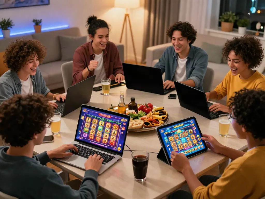 Suasana permainan jackpot online dengan jptoto link di perangkat teman-teman.
