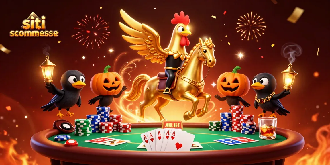 Siti scommesse: scommettendo su fantastiche giocate in un casinò affollato e vivace.