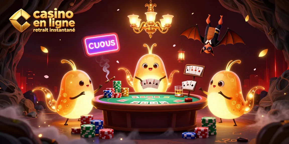 Découvrez l'univers du casino en ligne retrait instantané avec cette scène captivante.