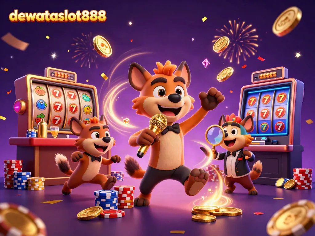 Menangkan permainan di dewataslot888 dengan keseruan kasino di suasana komedi bersama hyena.