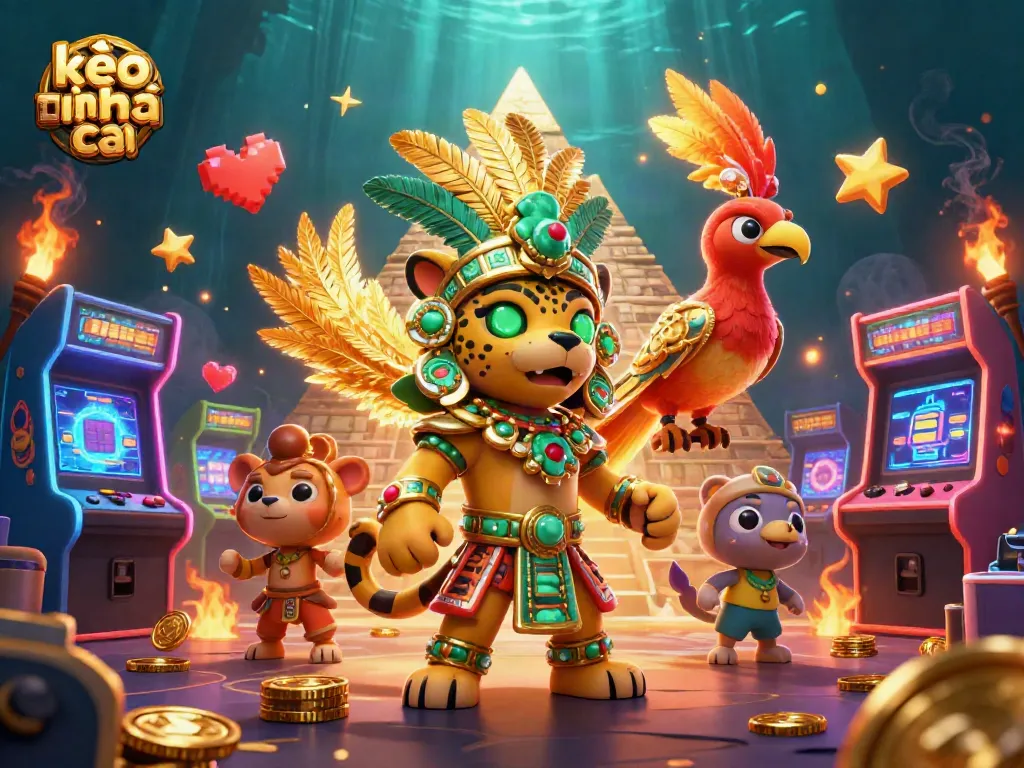 Engage with kèo nhà cái's exciting betting scene featuring thrilling game elements and vibrant characters.