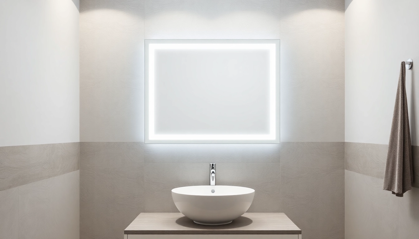 Illuminate your space with a stylish led bathroom mirror cabinet featuring sleek design.