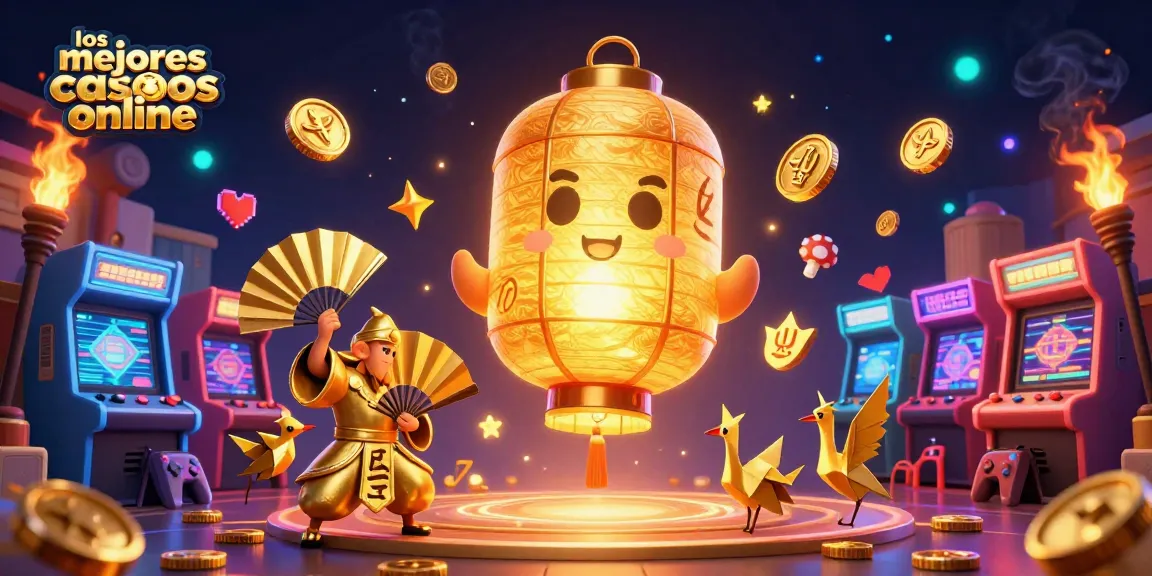 Disfruta de los mejores casinos online con una vibrante iluminación y personajes mágicos en acción.