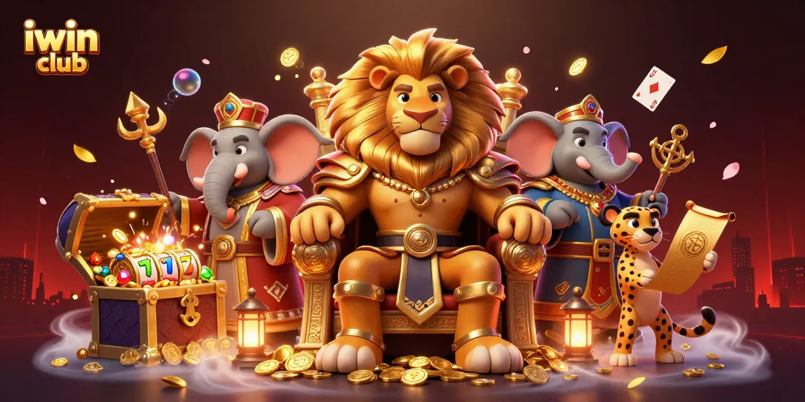 Experience thrilling slots and rich gameplay at iwin club while engaging with vibrant 3D elements.