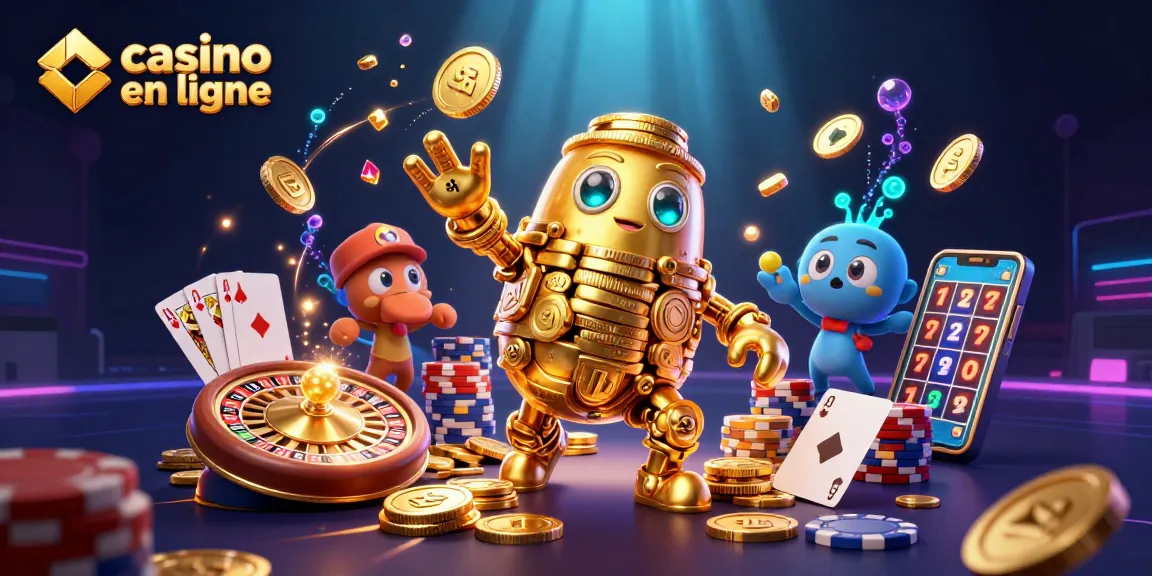 Plongez dans l'univers captivant des jeux de casino en ligne avec ce golem en or et ses trésors.