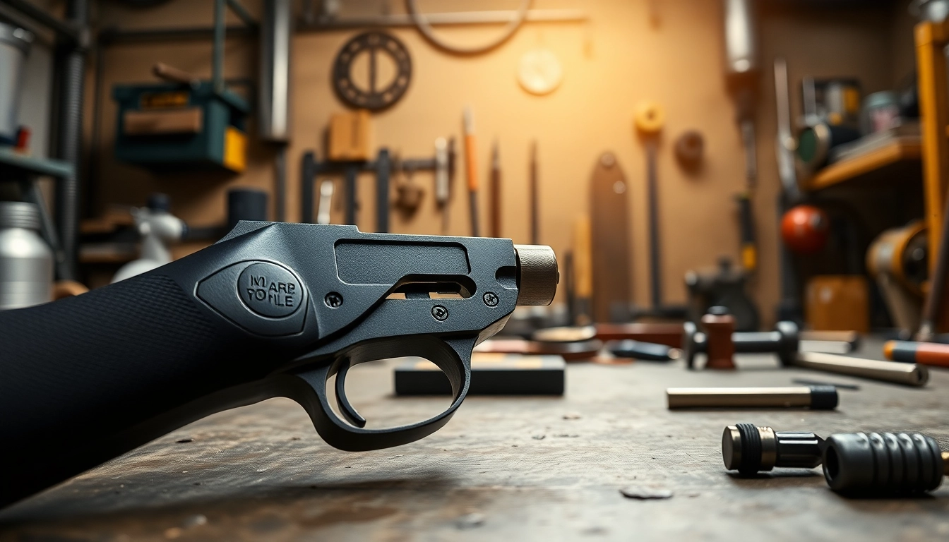 Showcase of a forced reset trigger for sale highlighting its intricate design and precision.
