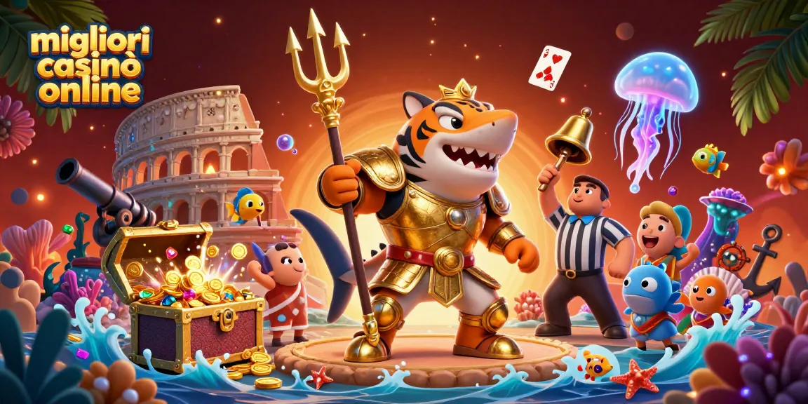 I migliori casinò online offrono un'esperienza unica con un ferocissimo squalo cartoonesco. Gioca e vinci!