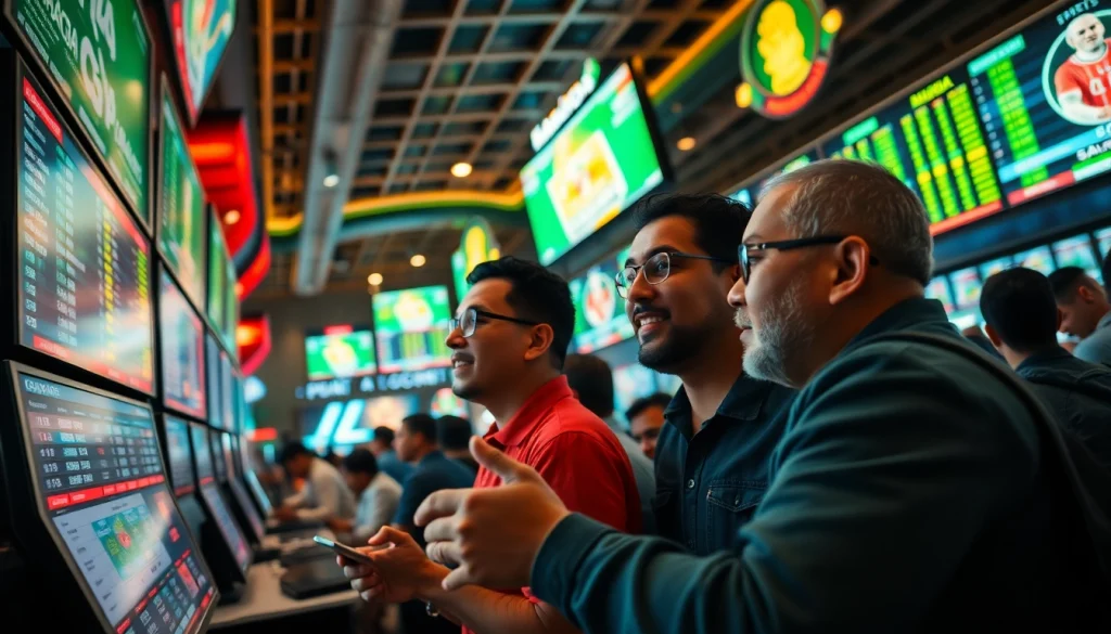 Discover engaging discussion amongst bettors at the best sportsbooks Mexico showcasing vibrant screens.